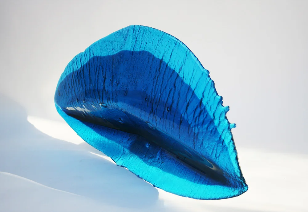 Blue fish · Lucian Butucariu · Art glass