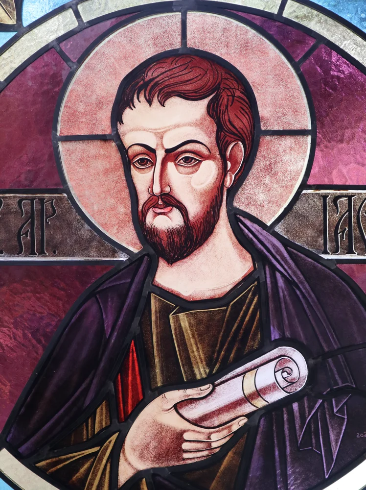 Saint James · Lucian Butucariu · Stained glass