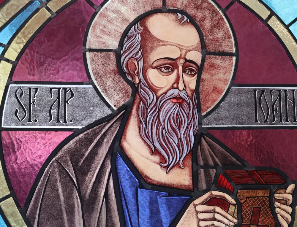 Saint John · Lucian Butucariu · Stained glass