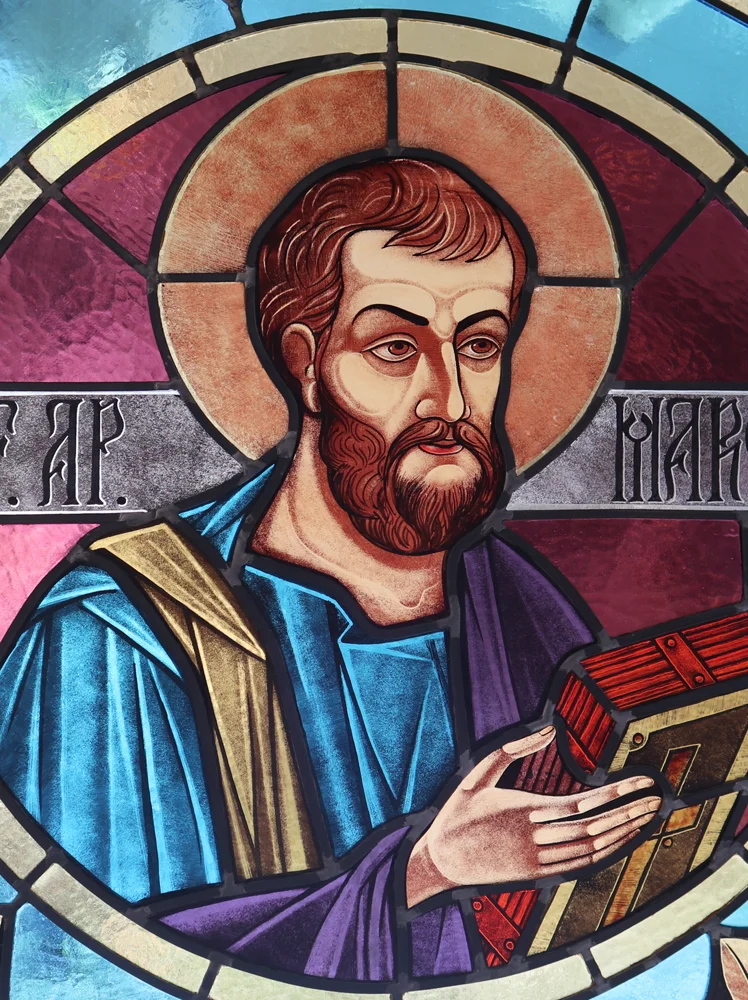 Saint Mark · Lucian Butucariu · Stained glass
