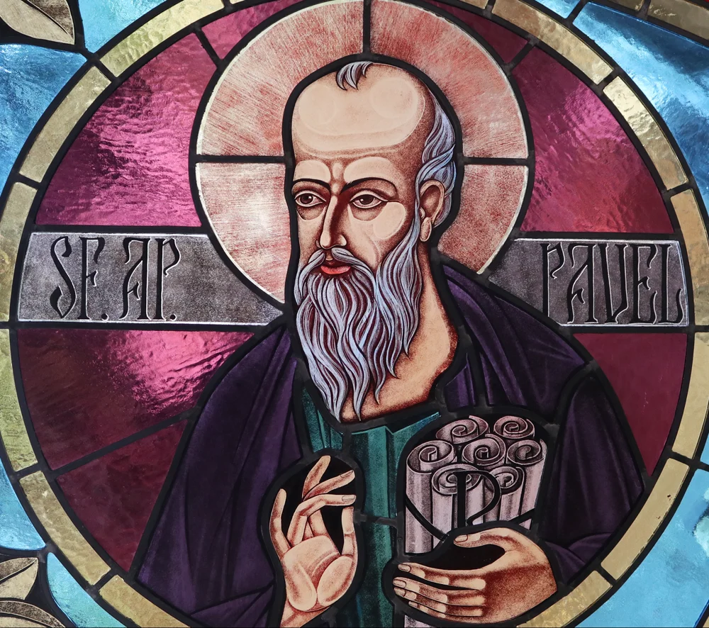 Saint Paul · Lucian Butucariu · Stained glass