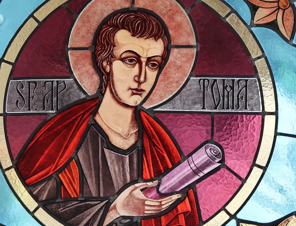 Saint Thomas · Lucian Butucariu · Stained glass